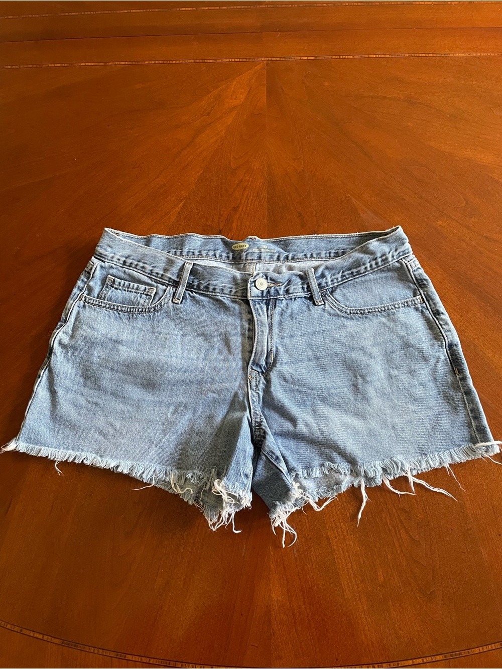 Light Blue Denim Old Navy Cutoff Shorts - Women